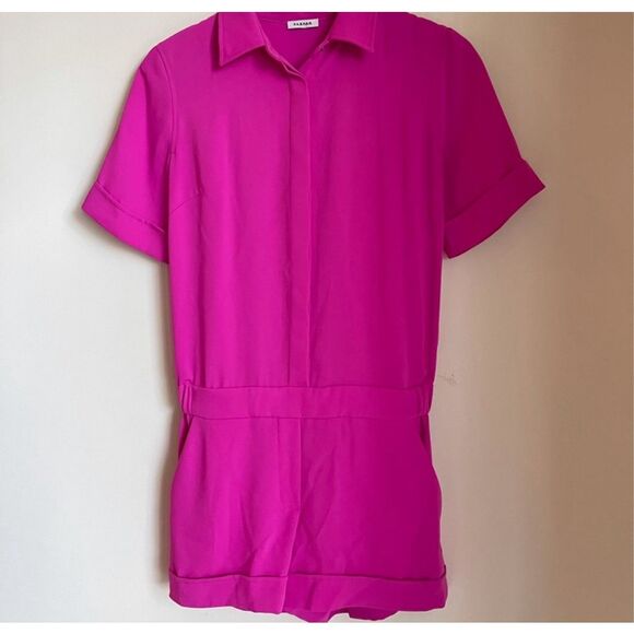 Parosh H Romper Womens Extra Small Jumpsuit Shorts Fuchsia - Picture 5 of 10